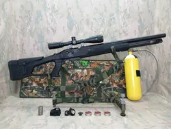 تفنگ پی سی پی هاتسان گالاتیان 6 نیمه اتوماتیک سفارش اروپا 50 ژولی با تجهیزات کامل در حد نو عین آکبند