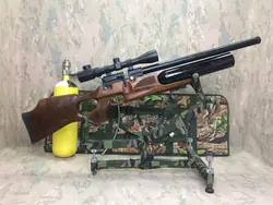 تفنگ پی سی پی کرال سوپر جامبو سوپر تیونینگ بسیار تمیز همراه با لوازم جانبی کامل