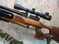 تفنگ پی سی پی کرال سوپر جامبو سوپر تیونینگ بسیار تمیز همراه با لوازم جانبی کامل