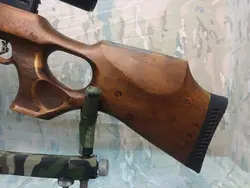 تفنگ پی سی پی کرال سوپر جامبو سوپر تیونینگ بسیار تمیز همراه با لوازم جانبی کامل