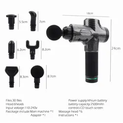 ماساژور تفنگی سناتور مدل Osen Carbon Black