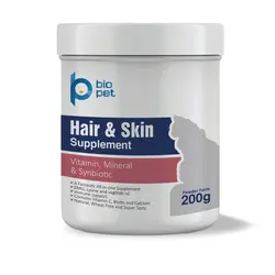 مکمل پوست و مو گربه بایوپت وزن 200 گرم - وتوریا