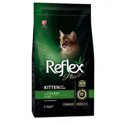 غذای خشک بچه گربه رفلکس طعم مرغ وزن 1.5 کیلوگرم - وتوریا