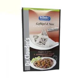 پوچ گربه دکتر کلادرز طعم مرغ و قلوه - وتوریا