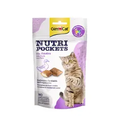 اسنک گربه جیم کت مدل Nutri Pockets Duck طعم اردک وزن 6۰ گرم - وتوریا