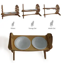 میز آب و غذای گربه مدل Salmon - وتوریا