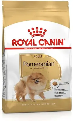 غذای خشک سگ بالغ پامرانین رویال کنین مدل Pomeranian adult وزن ۱/۵ کیلویی - وتوریا