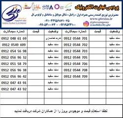 ۹۱۲ کد ۰ سند سفید