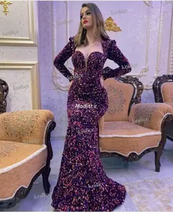 پیراهن مجلسی پولک | مدلیست