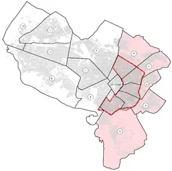 الگوی توسعه و طرح تفصیلی حوزه میانی شرقی مشهد