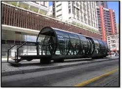 بررسی مبلمان شهری در ایستگاه اتوبوس