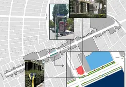 پروژه تحلیل و بررسی مبلمان شهری در خیابان کوهسنگی مشهد