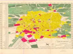 نقشه مشهد سال 1333 (پیاده نظام)