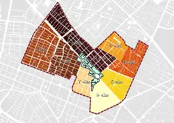 نمونه طرح ۳ و تحلیل فضای شهری بلوار قرنی مشهد محدوده بین چهارراه مطهری (میدان بار) تا میدان توحید مشهد(دروازه قوچان)