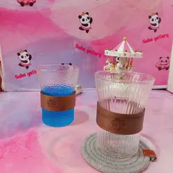 ماگ پیرکس کمربند چوبی