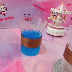 ماگ پیرکس کمربند چوبی