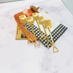 قاشق دسرخوری بیل و پارو استیل