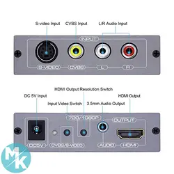 تبدیل HDMI به AV و S-video برند EASYCEL مدل E612A