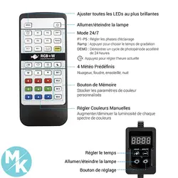 نوار LED آکواریوم تایمر دار برای گیاهان آکواریومی NICREW مدل N20232