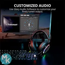 هدست گیمینگ Tronsmart glary با میکروفون حذف نویز و RGB