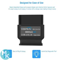 عیب یاب دیاگ بلوتوثی خودرو مدل veepeak obd2