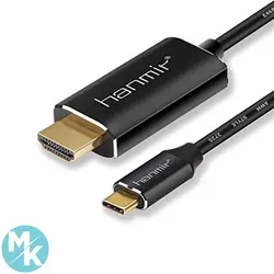 کابل تبدیل USB-C به hdmi هانمیر اورجینال اروپایی