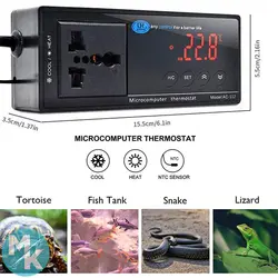 ترموستات کنترل دما دیجیتالی مخصوص انواع آکواریوم