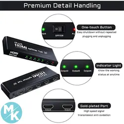 اسپلیتر  HDMI 4K 2K برند Musou مدل 1در4