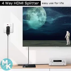 اسپلیتر  HDMI 4K 2K برند Musou مدل 1در4