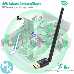 دانگل گیرنده وای فای برند EDUP مدل 8811CU