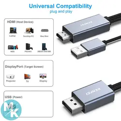 کابل تبدیل HDMI به Display-Port برند BENFEI مدل B-344grey