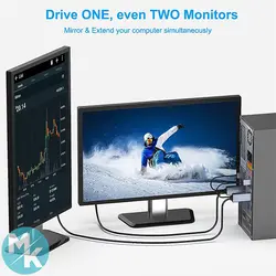 کابل تبدیل HDMI به Display-Port برند BENFEI مدل B-344grey