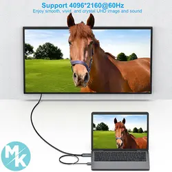 کابل تبدیل HDMI به Display-Port برند BENFEI مدل B-344grey