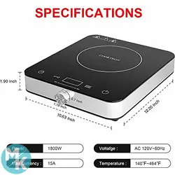 اجاق برقی القایی تک مشعل برند COOKTRON مدل FS-LC321 » مرزکده