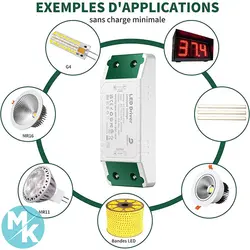 ترانسفورماتور 24 ولت برند DUSKTEC مدل DT-NC24V-60W » مرزکده