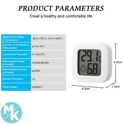 مینی رطوبت سنج و دماسنج دیجیتالی برند flintronic مدل CX-0726 » مرزکده