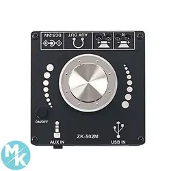 ماژول آمپلی فایر صوتی بلوتوث دار برند Fasizi مدل ZK-502M &raquo; مرزکده