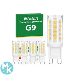 پک 5 عددی لامپ هالوژن 5 وات برند Elekin مدل LEDlampG9-6000k » مرزکده