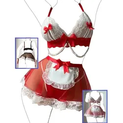 خرید کاستوم خدمتکاری تور+دامن دار+مرواریدی+3 رنگ جذاب