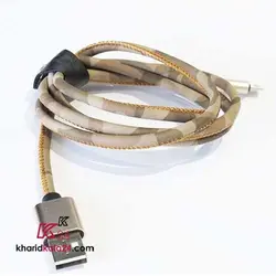 کابل تبدیل USB به MicroUSB میزو مدل گرافیتیX28 طرح استتار کد1