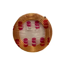 لوله مسی کلاف 15 متری سایز 10 – 3/8 اینچ کد 0/25 باهنر