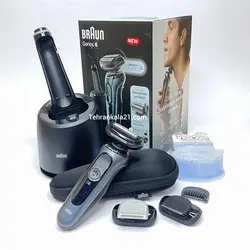 ریش تراش براون آلمان سری 6 مدل Braun German shaver series 6 Model 60.N7650cc