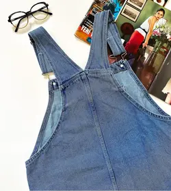 دامن پیشبندی ( بیلر ) جین