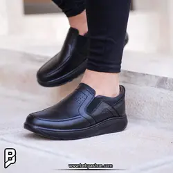کفش مدل پرفکت رویه بافتی بی بند - کفش بهپا تولید کننده کفش چرم تبریز