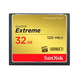 کارت حافظه Sandisk CF 32 GB 120 MB/S 800X - آلندویو