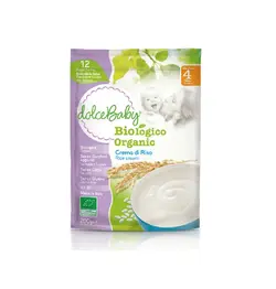 سرلاک بدون شیر ارگانیک Dolcebaby طعم برنجی