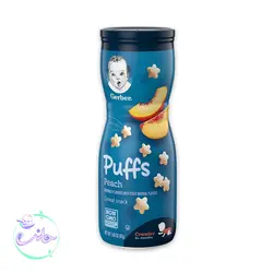 پاف گربر Gerberبا طعم هلو