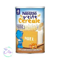 سرلاک بدون شیر نستله Nestle با طعم پنج غله و عسل