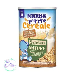 سرلاک بدون شیر نستله Nestle با طعم پنج غله