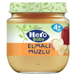 پوره‌ میوه‌ هیروبیبی Hero baby با طعم سیب و موز
